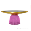 Coffee table Replica temper glass Bell Table Side Tables by Sebastian Herkner Manufactory